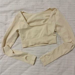 Amazon ebb to street long sleeve crop top